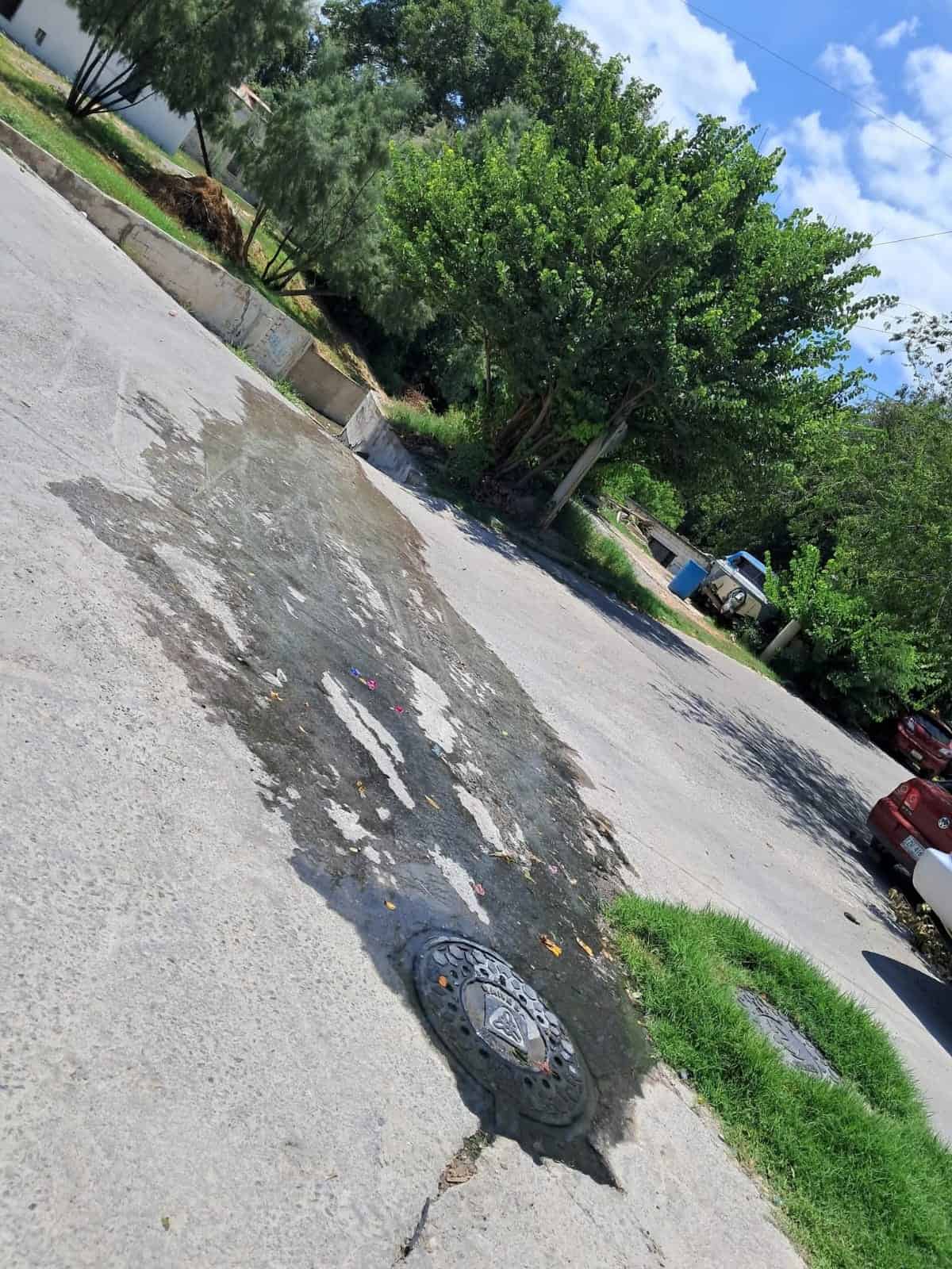 Fuga de Aguas Negras Contamina Río Sabinas en Sabinas, Coahuila