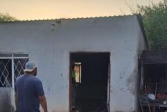 Incendio en ejido Tío Pío deja cuantiosos daños materiales en Zaragoza