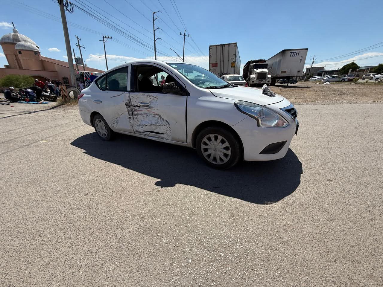 Fuerte accidente en Nueva Rosita deja varios heridos