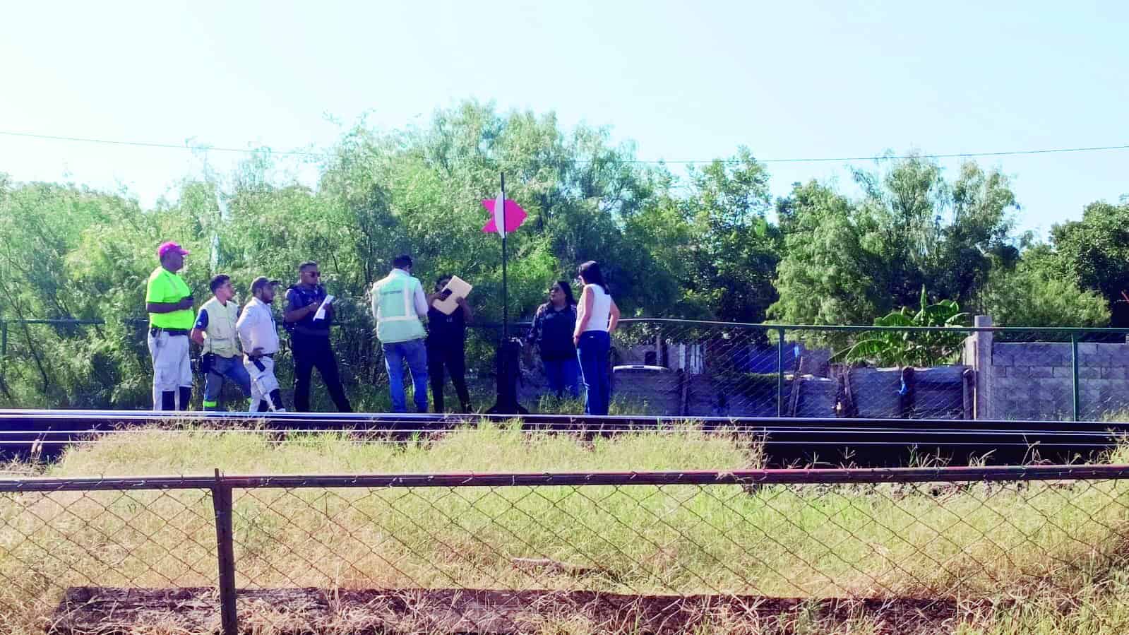 Autoridades investigan trágico suceso en vías del tren de Sabinas
