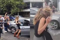 Agreden a Lady Racista al salir de audiencia en Ciudad de México