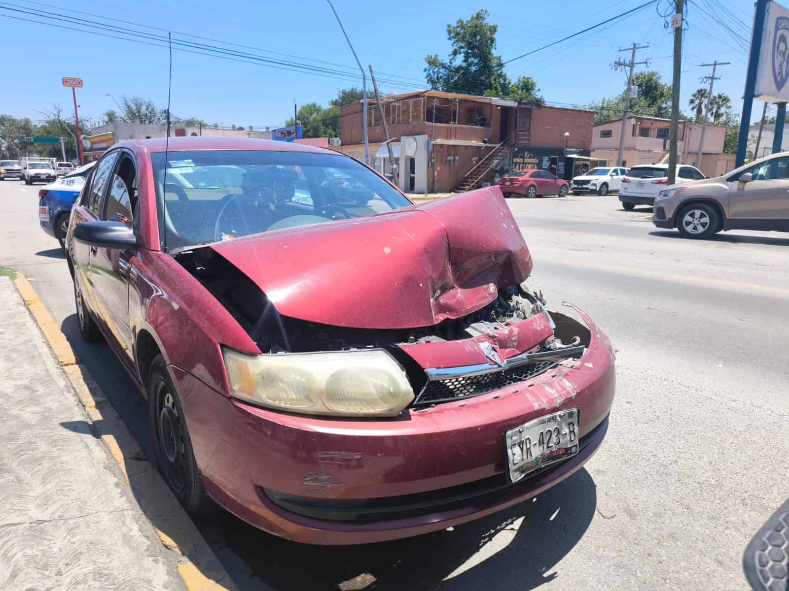 Choque por alcance en Ciudad Acuña deja solo daños materiales