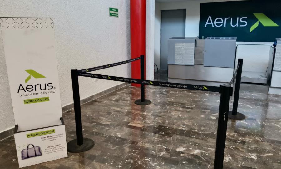 Ocupación del vuelo de aerolínea Aerus sigue a la baja en verano