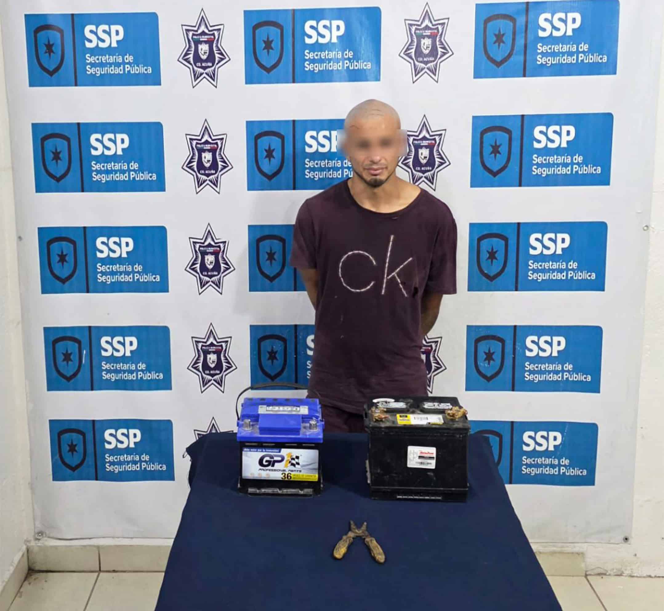 Detienen a presunto ladrón de autopartes en la colonia Lázaro Cárdenas