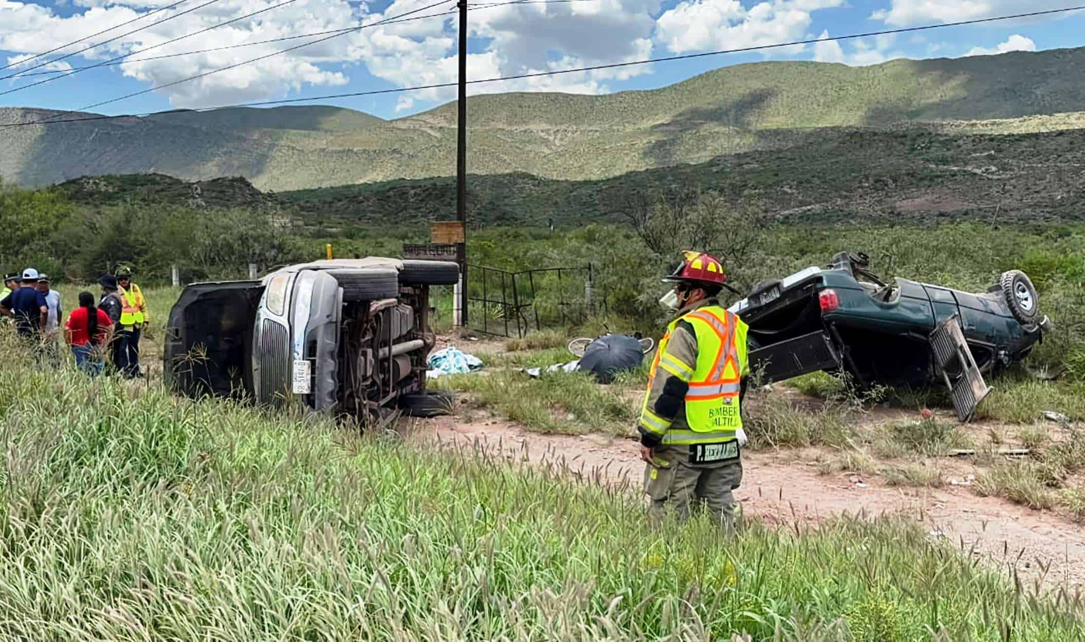 Choque entre camionetas en Coahuila termina en tragedia