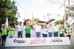 Obras públicas en Coahuila: recarpeteo en el bulevar José María Rodríguez