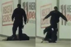 Policía agrede brutalmente a persona en situación de calle y es separado del cargo