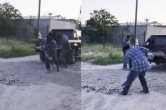 Se hartan en Allende y reparan calles por su cuenta