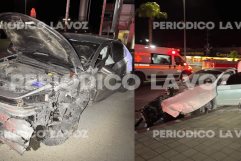 Causa borracho potente choque a los pies del Madero