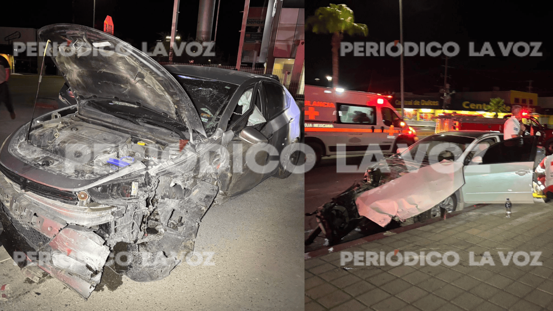 Causa borracho potente choque a los pies del Madero