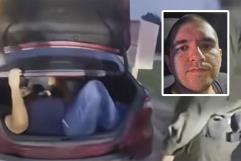 Detienen a conductor de Uber con dos indocumentados escondidos en la cajuela