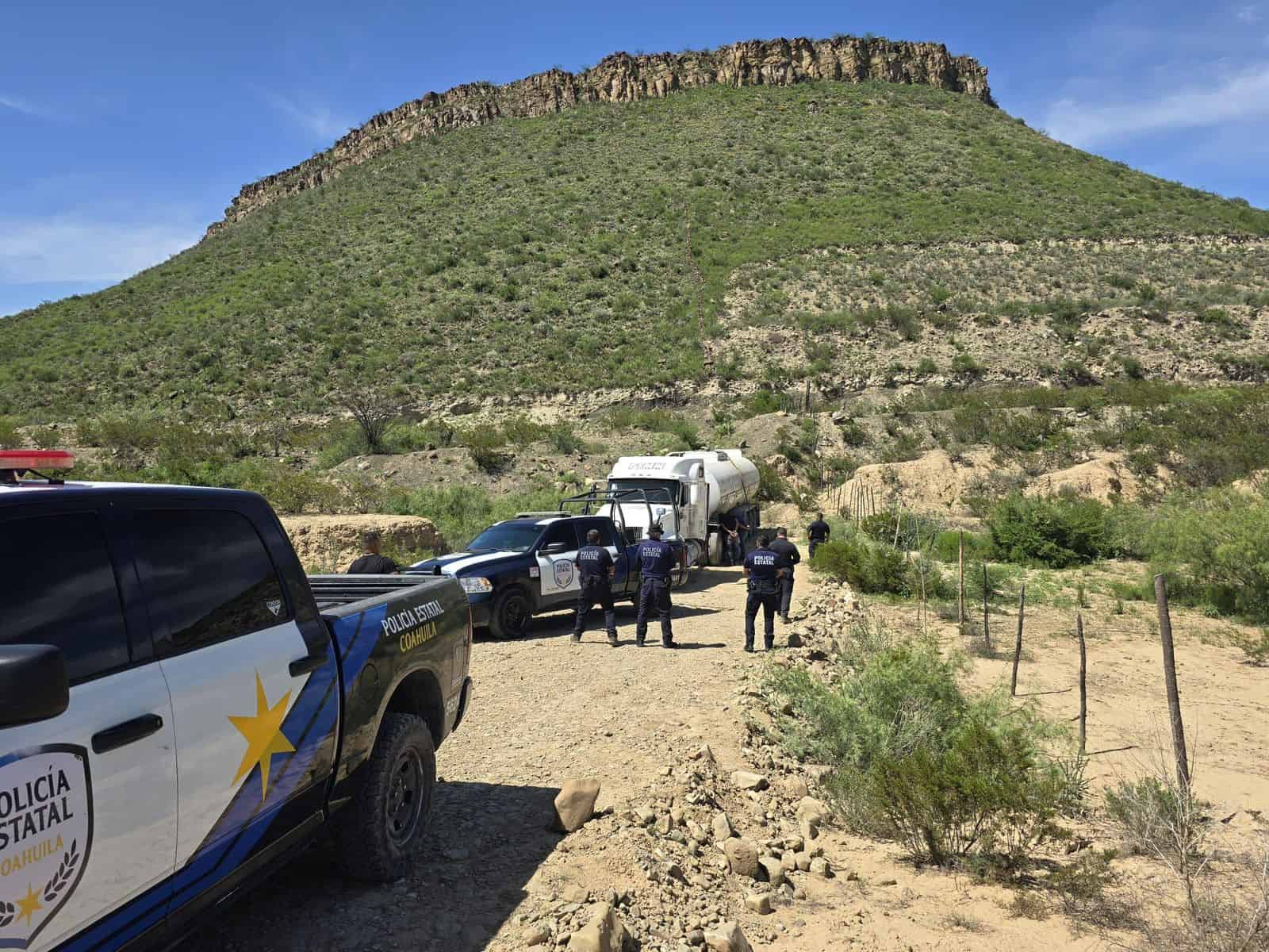Operativo en Coahuila asegura 44 mil litros de hidrocarburos robados