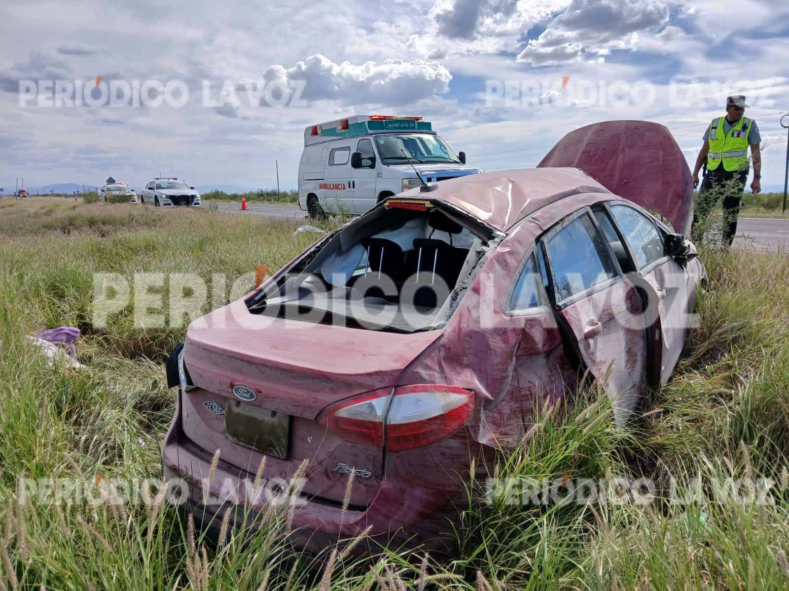 Grave accidente en carretera 57 deja mujer herida