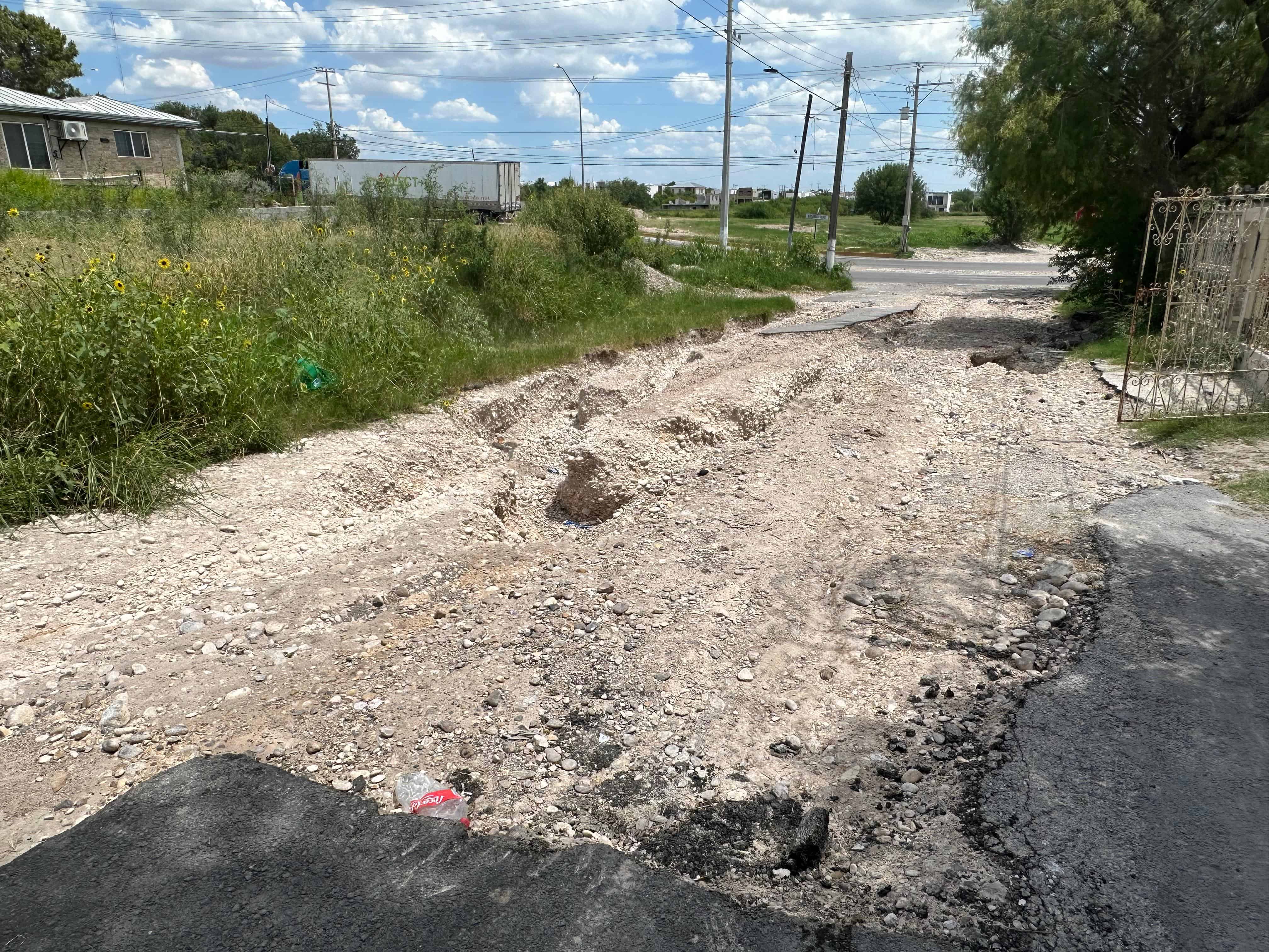 Colapsa calle Álamo; omisión municipal agrava años de abandono