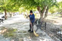 Alcaldesa Yesica Sifuentes lidera labores de dignificación en Castaños