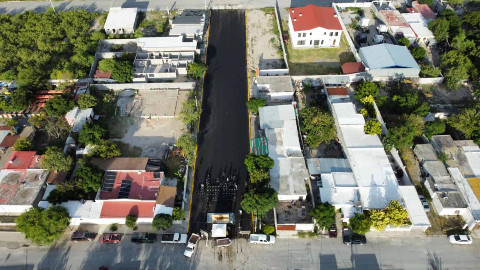 Alcalde de San Buenaventura entrega pavimentación en Pueblo Nuevo