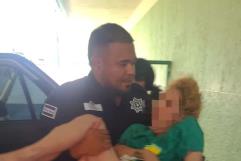 Policías de Frontera salvan la vida a mujer con problemas respiratorios 