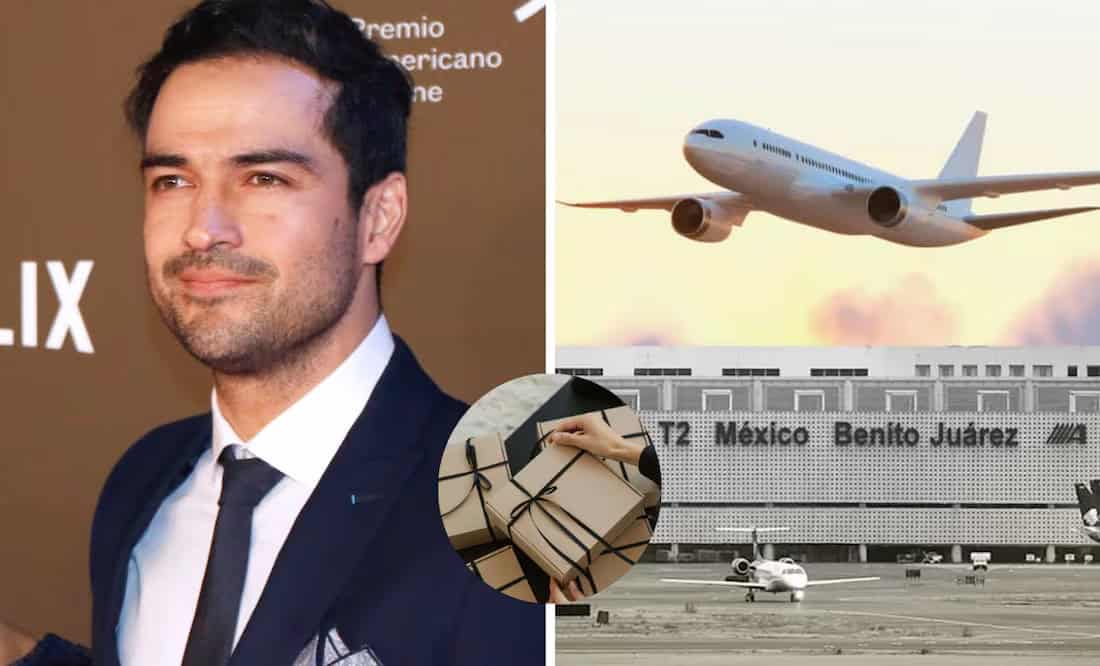 Alfonso Herrera denuncia robo en su equipaje al llegar al Aeropuerto de la CDMX