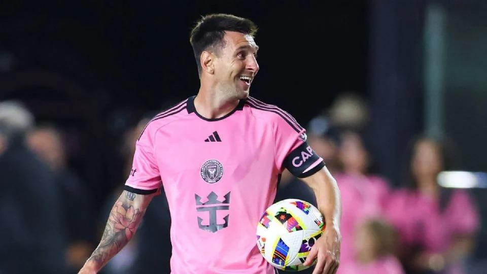 Lionel Messi se lesiona en partido de Leagues Cup