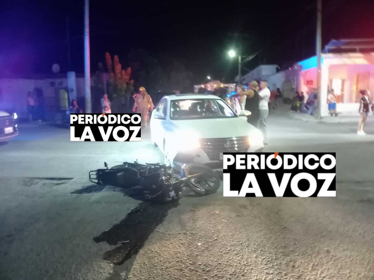 Motociclista herido tras choque con conductor de MG