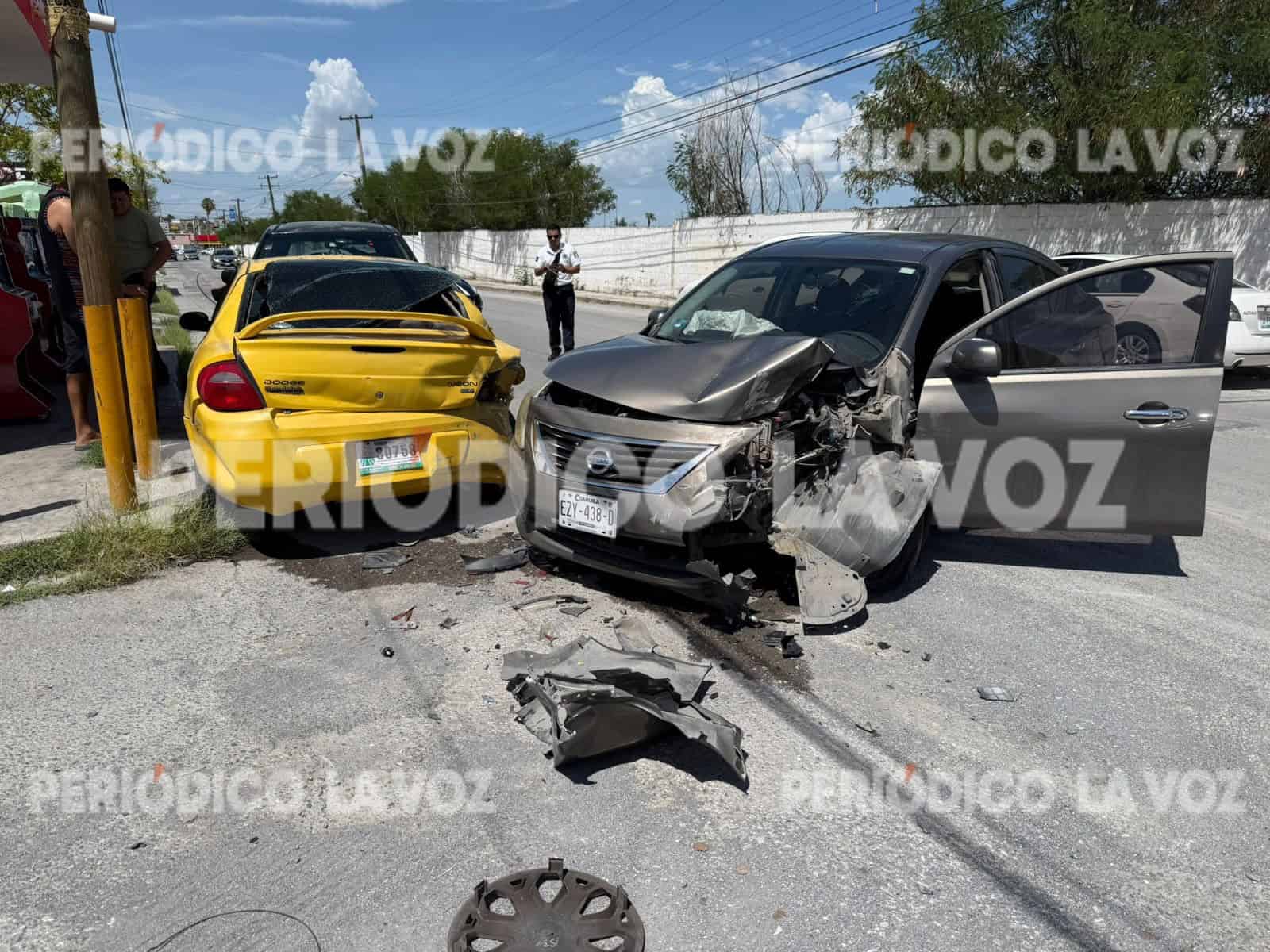 Colisión en Cadena en Monclova con Cinco Personas Afectadas