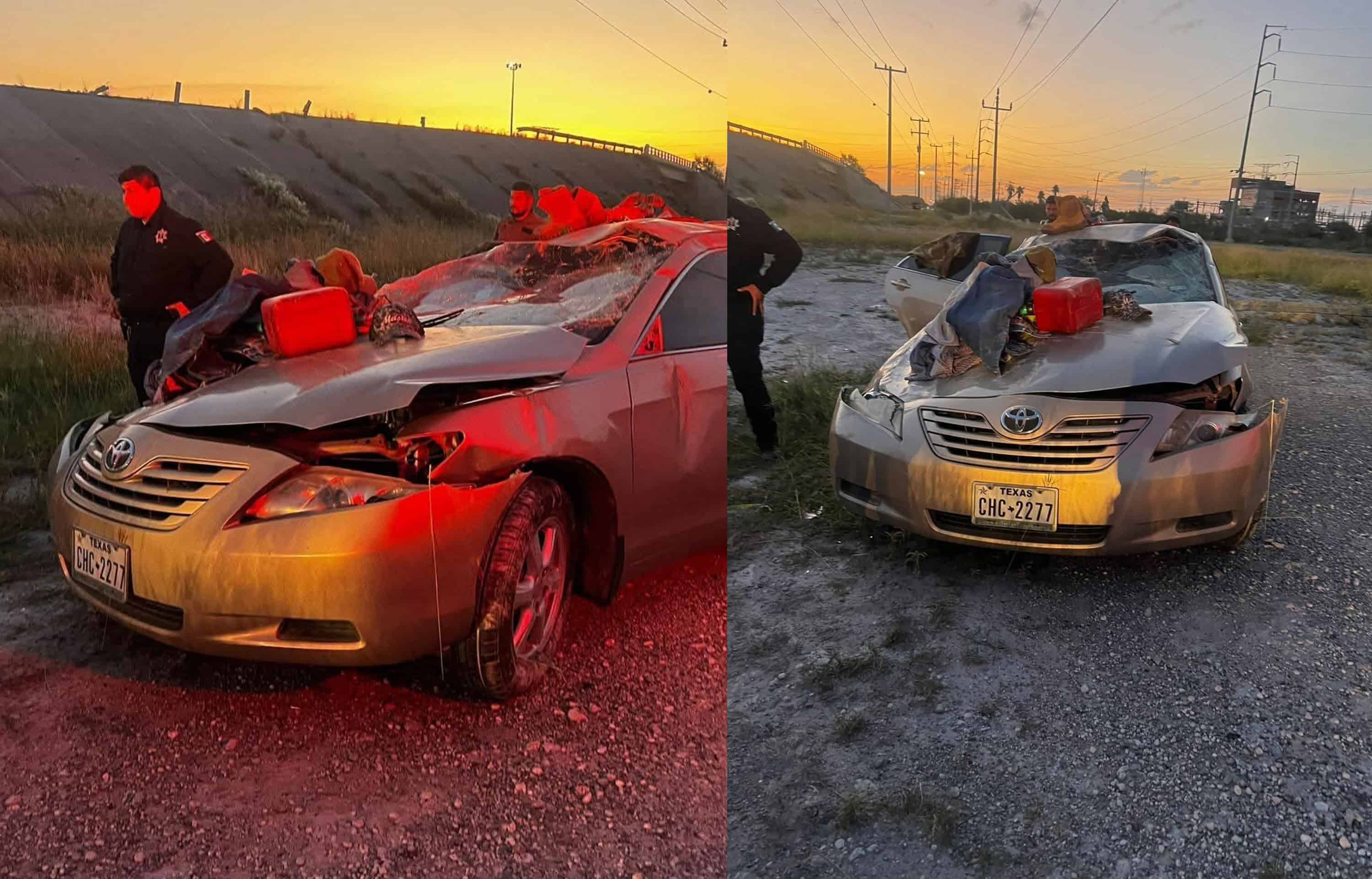 Adulto mayor se salva de milagro tras volcadura en el puente Morelos–Nava