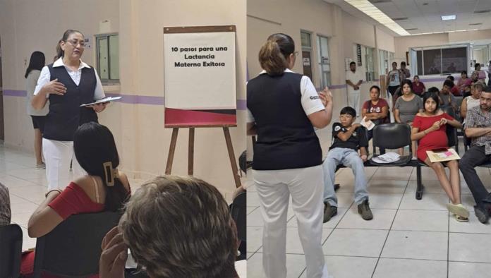 Hospital de Allende promueve lactancia materna con charla educativa para madres
