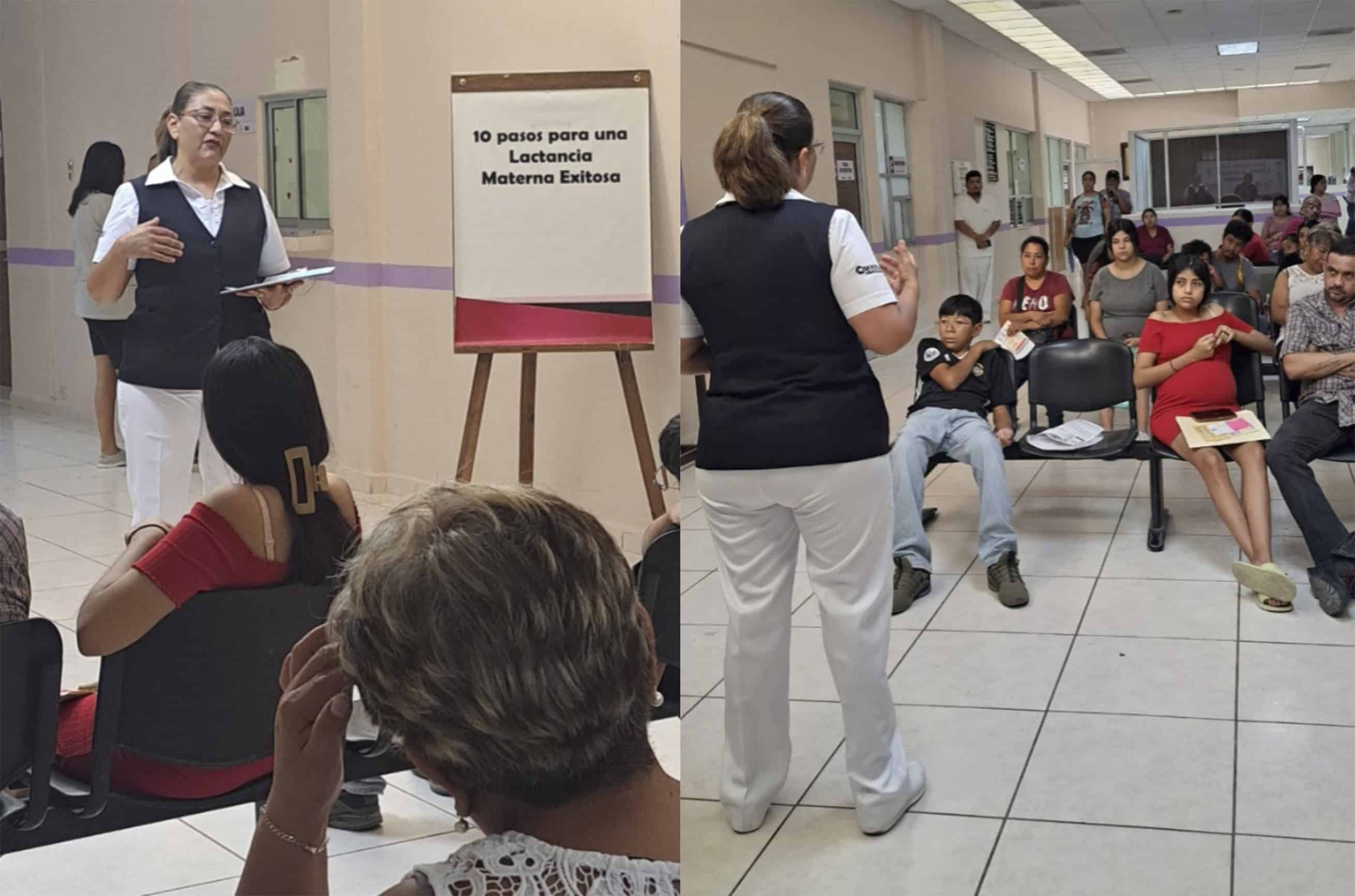 Hospital de Allende promueve lactancia materna con charla educativa para madres
