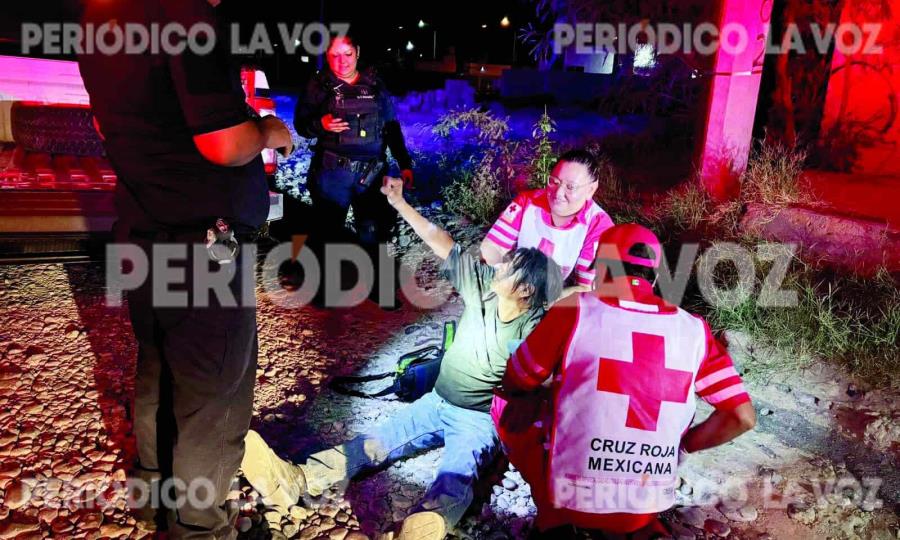 Hombre ebrio en colonia FSTSE atendido por Cruz Roja