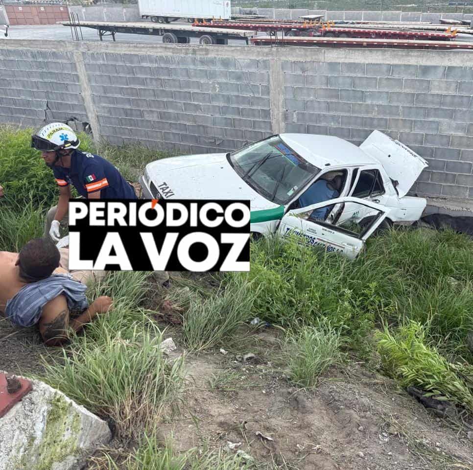 Taxista herido en accidente en Castaños