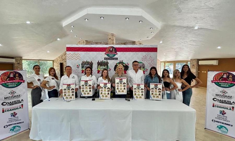 Laura Jiménez encabeza anuncio de la Feria Santa Rosa de Lima 2025