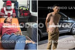 Con todo y embarazada: Embiste borracho en  moto puesto de ‘jochos