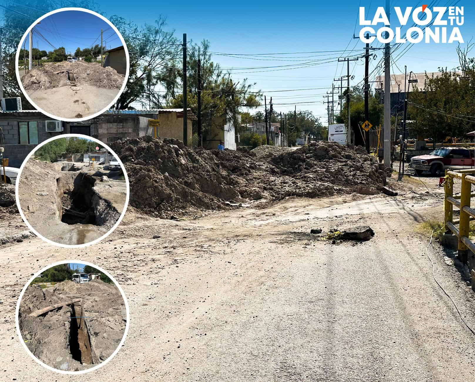 La voz en tu colonia: Obra fantasma bloquea colonias CROC y Bravo y crece enojo vecinal