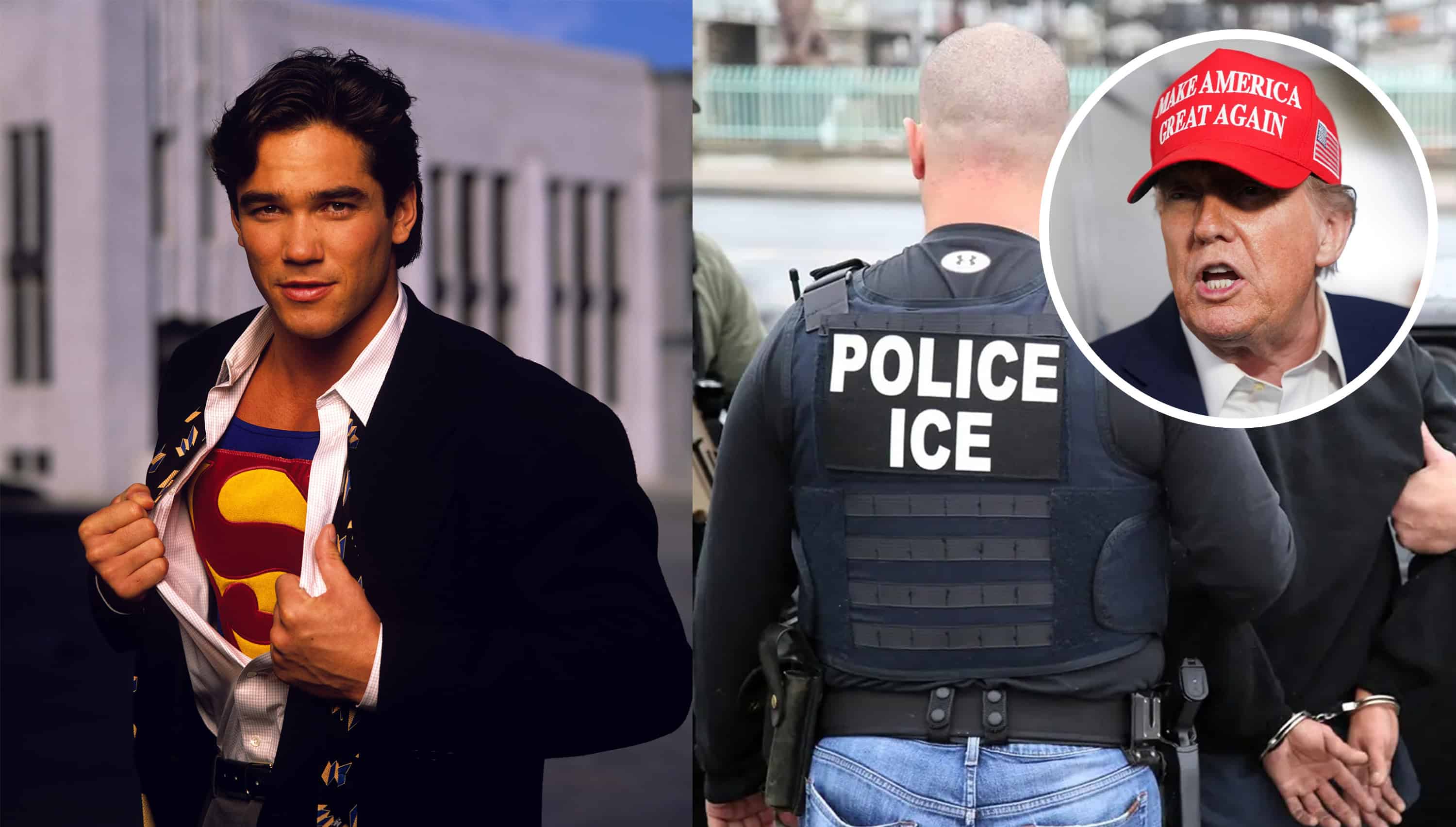 Dean Cain, ex Superman, se une al ICE para apoyar políticas antiinmigrantes de Trump