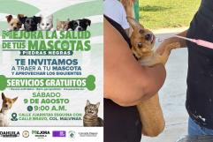 Regresa jornada gratuita de salud para mascotas este sábado en la colonia Malvinas