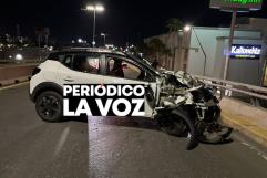 Mujer ebria choca contra patrulla estatal en Monclova