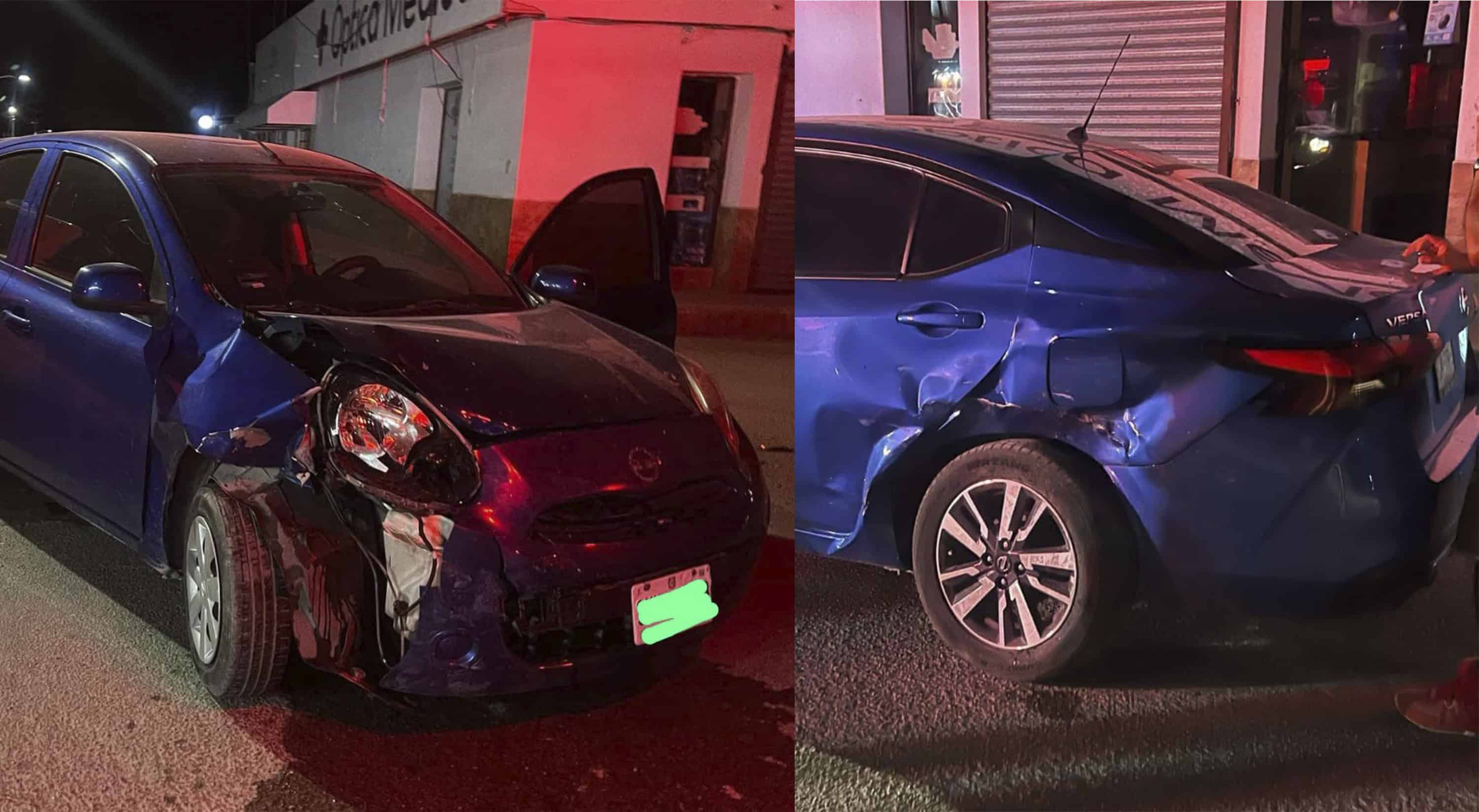 Detienen a dos hombres por choque en estado de ebriedad en Allende