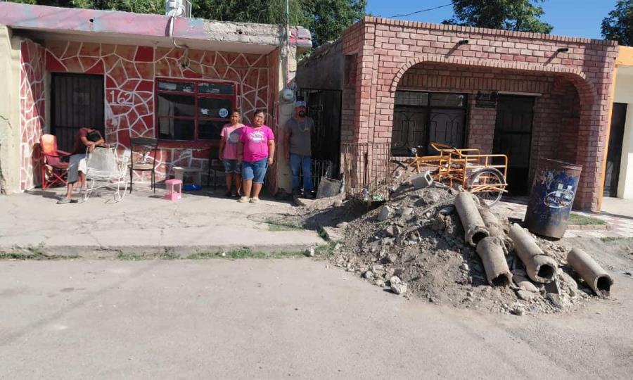 Vecinos de Sarabia alertan sobre drenaje colapsado persistente
