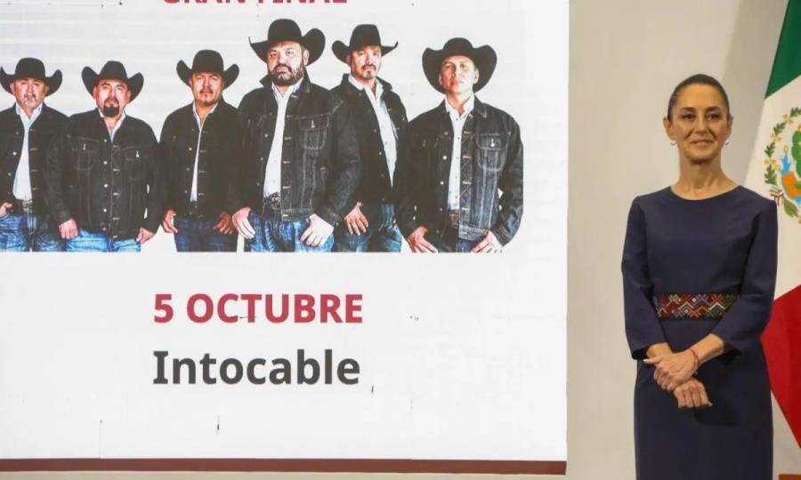 Claudia Sheinbaum presenta en primicia la canción Estamos todos de Intocable