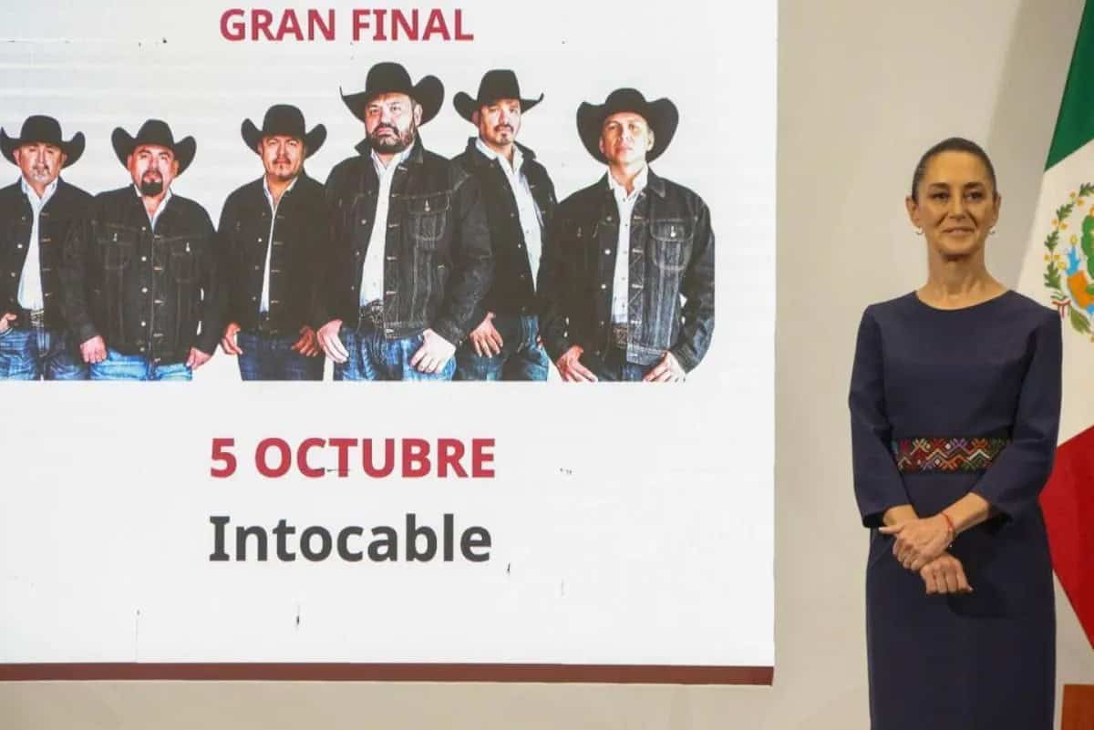 Claudia Sheinbaum presenta en primicia la canción Estamos todos de Intocable