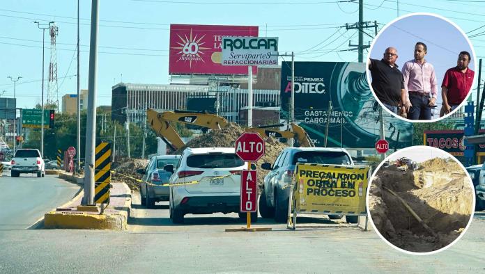 Colapsa colector recién reparado; alcalde admite que SIMAS “está rebasado”