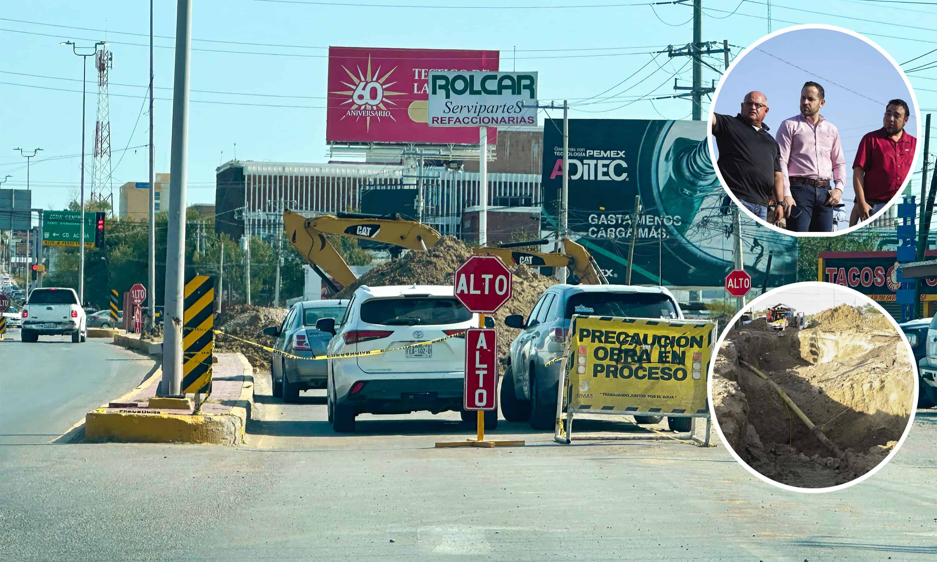 Colapsa colector recién reparado; alcalde admite que SIMAS "está rebasado"