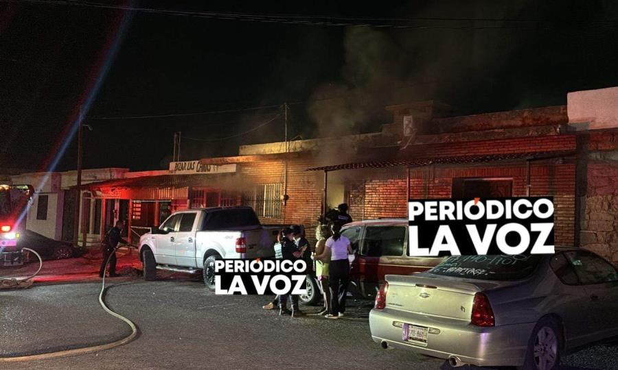 Incendio en vivienda del Centro de Frontera deja cuantiosos daños y dos mascotas muertas