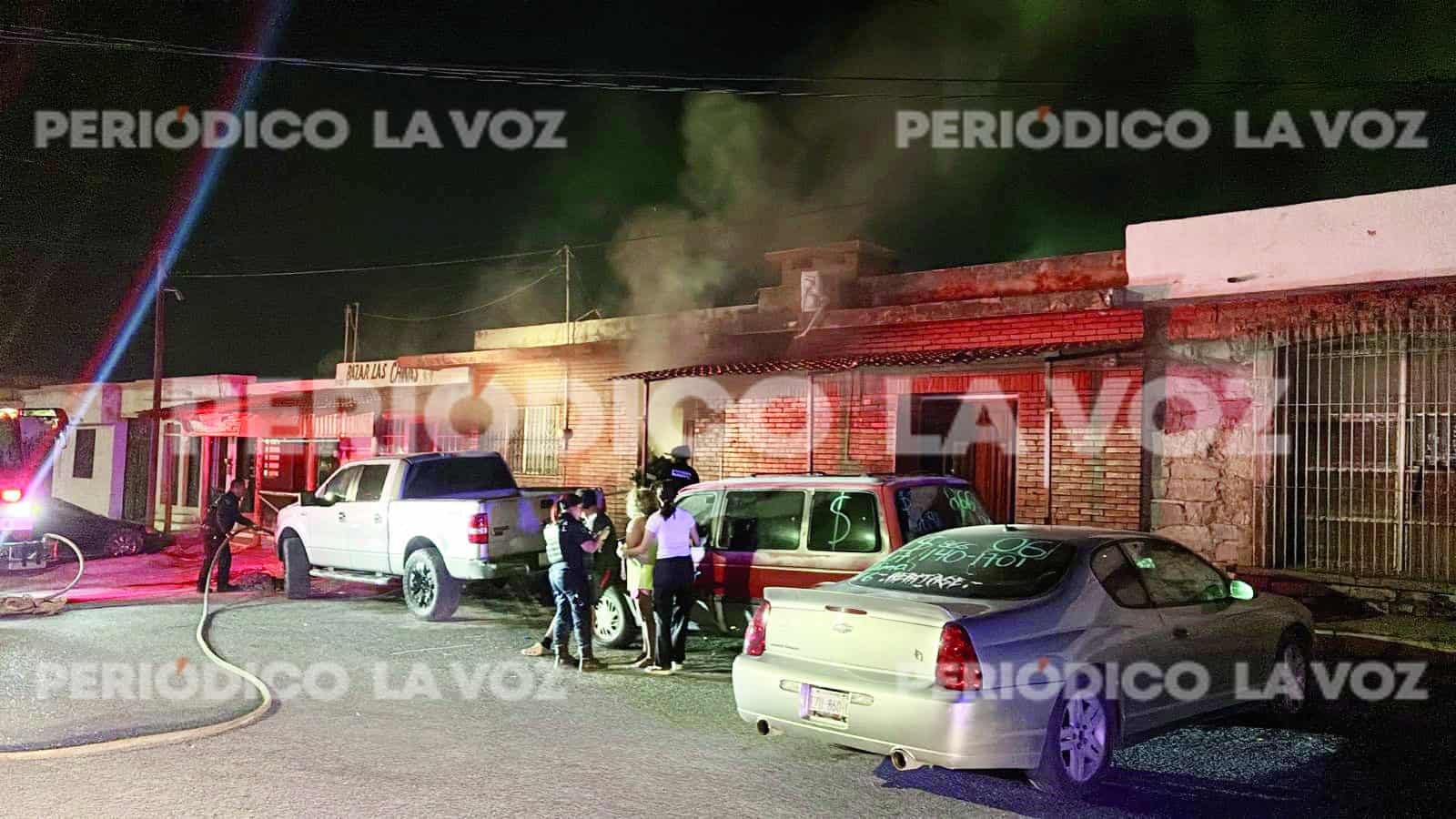 Extensión eléctrica en mal estado causa incendio en vivienda de Frontera
