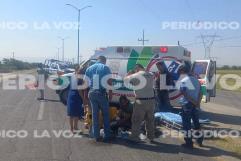 Joven de 18 años gravemente herido en accidente de motocicleta en San Buenaventura