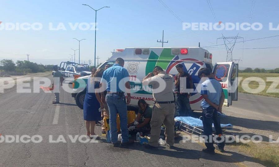 Joven de 18 años gravemente herido en accidente de motocicleta en San Buenaventura