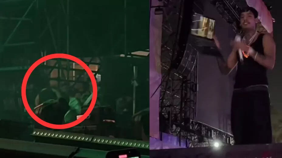 Natanael Cano golpea a su DJ y destruye equipo en pleno show del Baja Beach Fest 2025