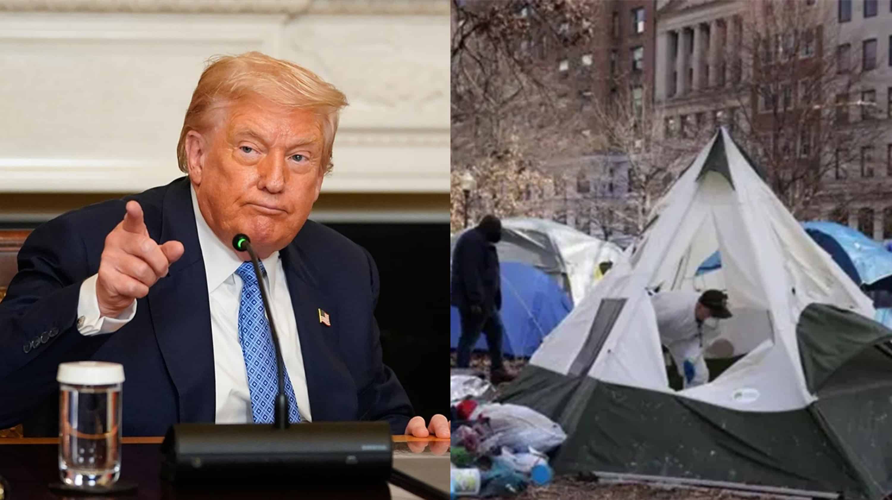 Trump despliega Guardia Nacional en Washington D.C. y ordena expulsar a personas sin hogar
