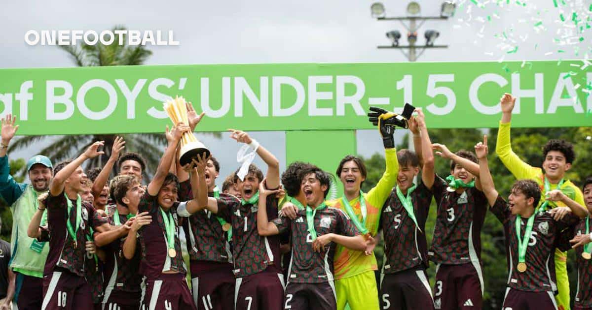 ¡Históricos! México Sub-15 golea a EE.UU. y se corona campeón de la Concacaf