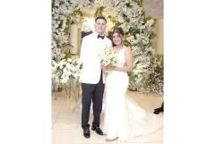 Emotiva unión en matrimonio de Mauren Morales y Joel Delgado